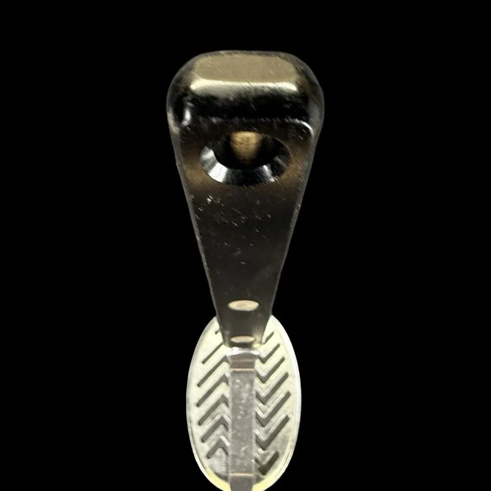 Vintage Ekco Forge Stainless Steel Potato Masher‎ Hand Press Black Handle